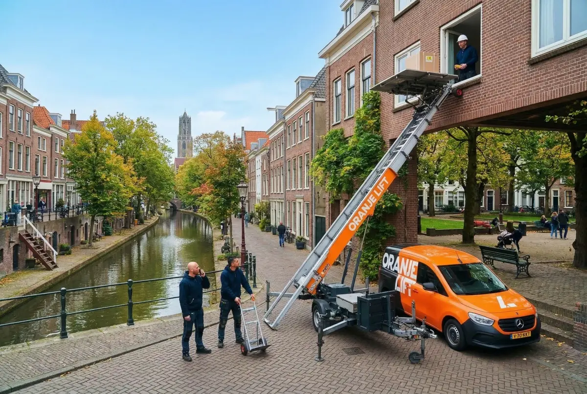 Lift bij woning in Zwolle
