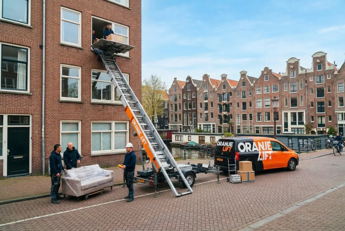Verhuislift bij woning Zwolle