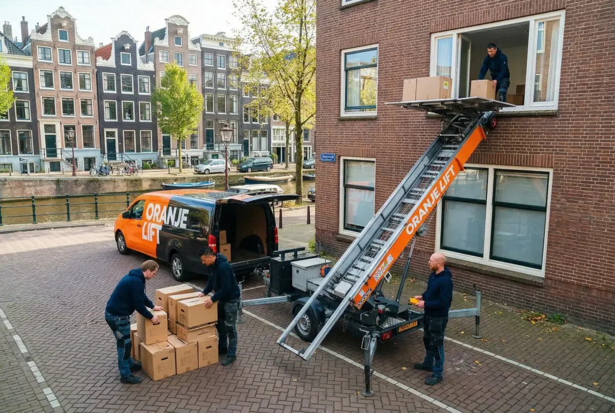 Verhuislift bij appartement Zwolle